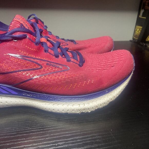 Brooks Womens Glycerin GTS 19 1203441B623 Pink Running Shoes Sneakers Size 11.5 - Picture 3 of 13